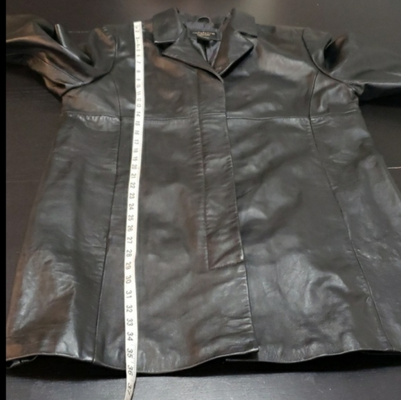 Croft & Barrow Lambskin Leather Fully Lined Hidden Buttons Side Seam Pocket XL - Picture 11 of 11